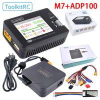 ToolkitRC M7 200W 10A DC Balance Charger Discharger for 1-6S Lipo Battery with With Voltage Servo Checker ESC Tester Receiver Si