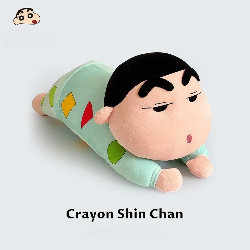 

Новая милая плюшевая игрушка Крейон Шин-чан, 45 см, лежащий персонаж, мягкая кукла-подушка для объятий, рождественский подарок
