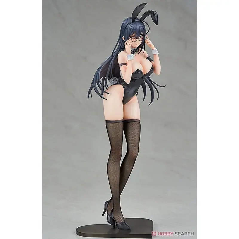 29cm Ikomochi Character Black Bunny Aoi Anime Girl Figure White Bunny Natsume PVC Action Figure Adult Model Doll Toys