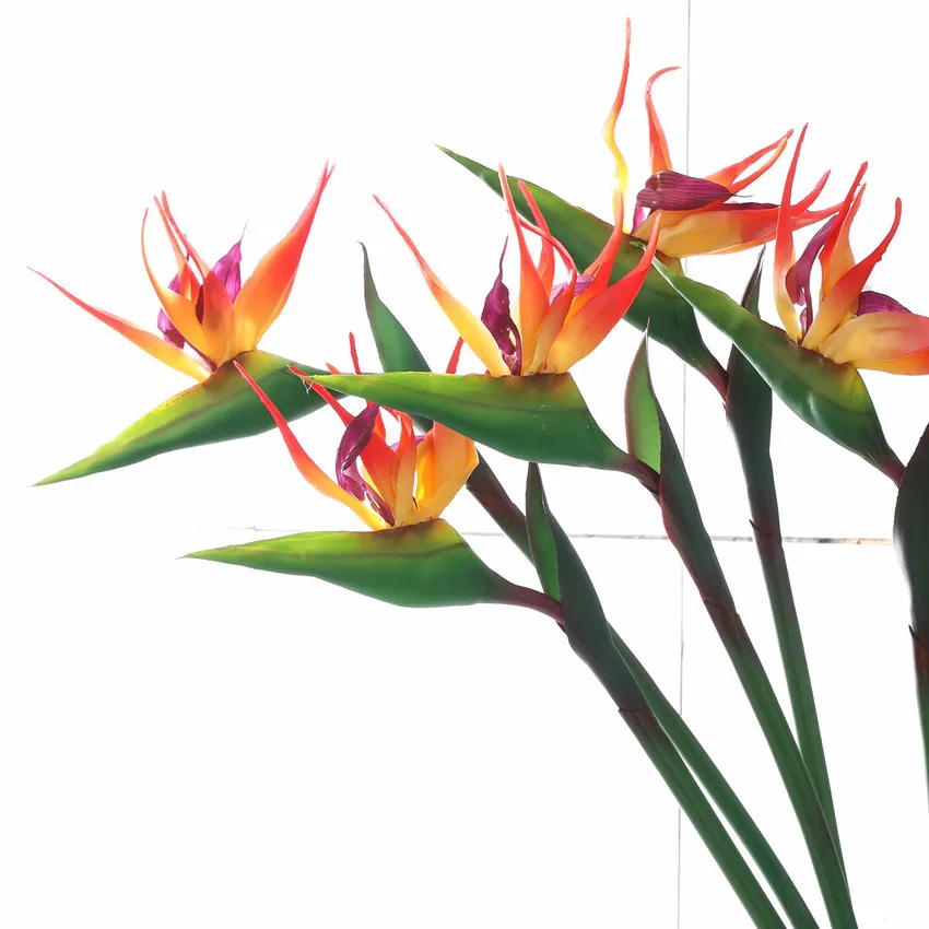 1 PCS Artificial Strelitzia Reginae Bird Of Paradise Flower Home Decor Wedding Table Room Decoration Gift F1073