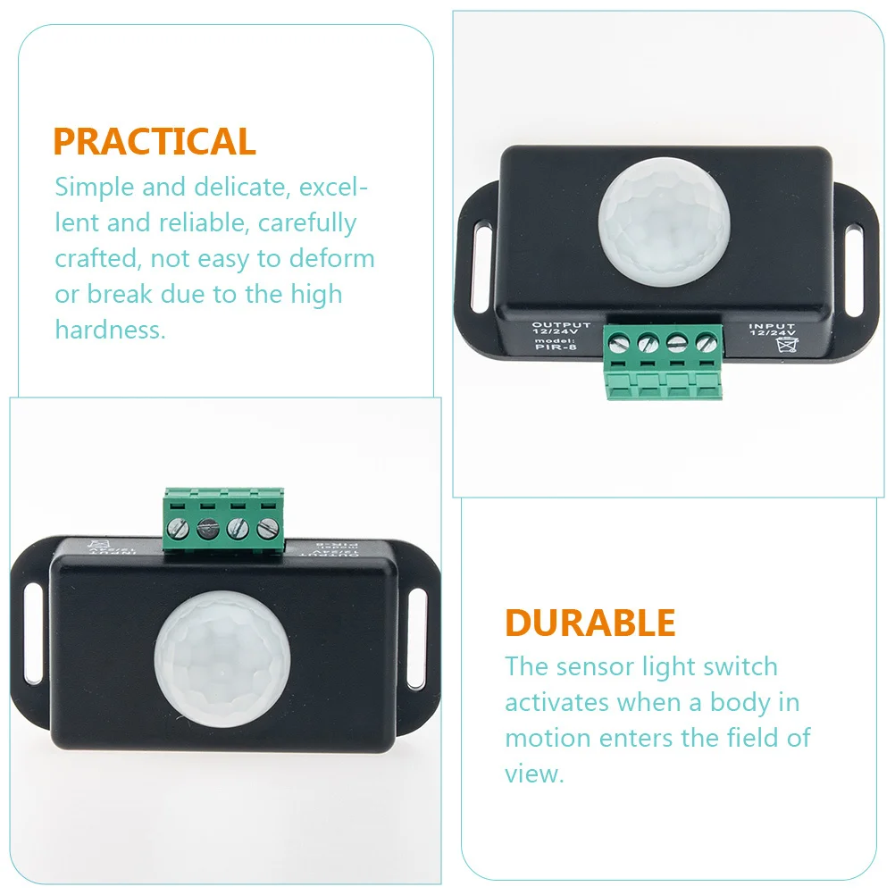 

Infrared Sensor Dc 12-24V Motion Light Switch Pir Controller with Adjustable Delay Time for Home Security and Convenience