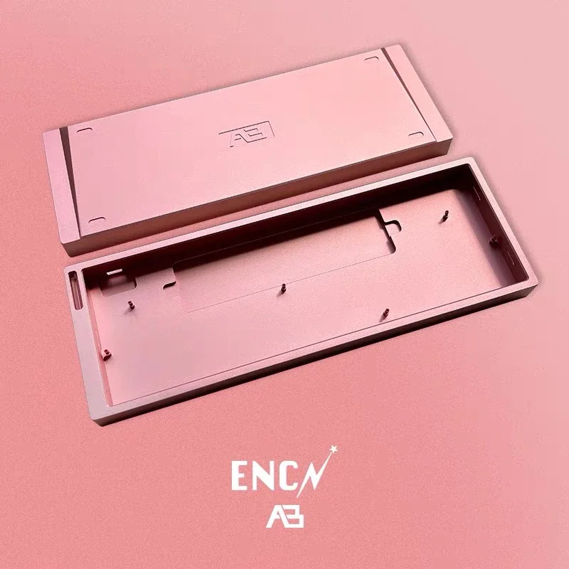 AB60 CNC aluminiowa obudowa niestandardowa Wooting60he obudowa aluminiowa M6l mała noc ISO uniwersalna Rakka Hm66 obudowa klawiatury mechanicznej