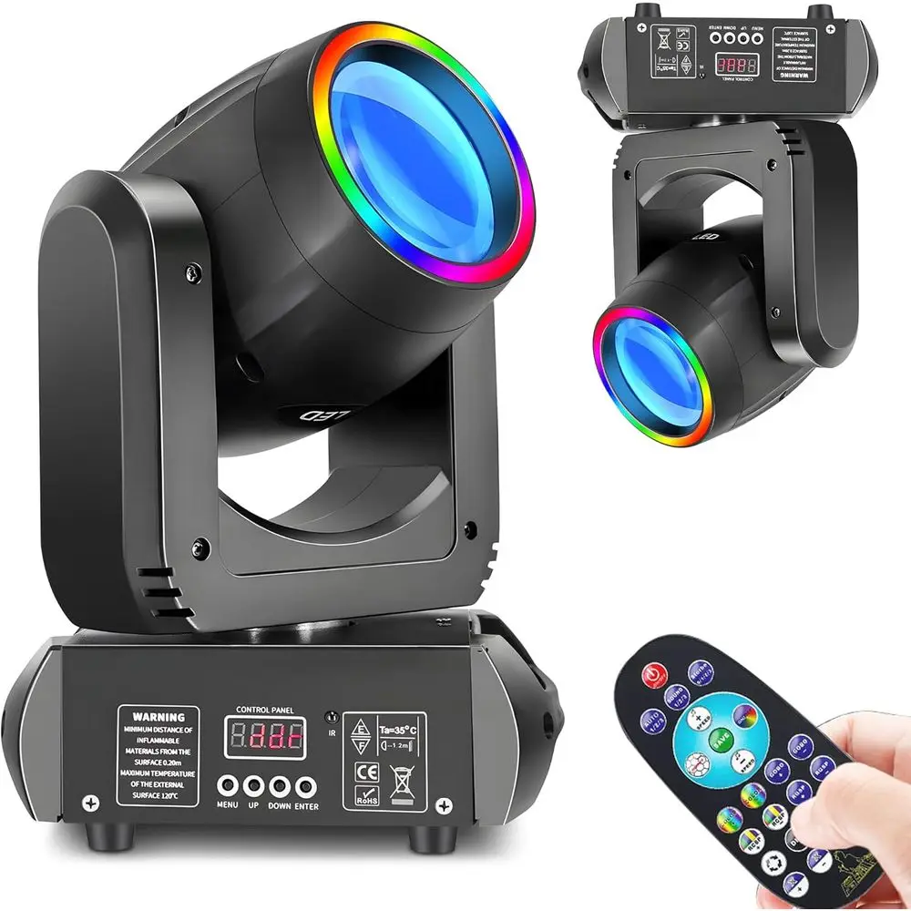 

Светодиодные сценические светильники 250 Вт, движущиеся DJ-прожекторы, 13 гобо, 8 цветов, 15 каналов, диско-прожекторы DMX512 с звуковым управлением для свадеб, дней рождения, мероприятий в залах