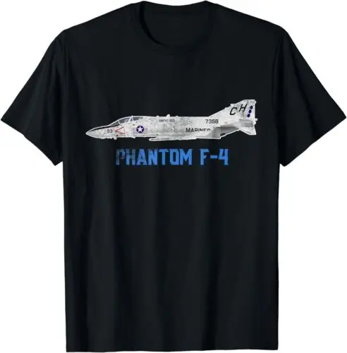 NEW LIMITED Phantom F-4 Vintage Machine Veteran Pilot Gift Idea T-Shirt S-3XL