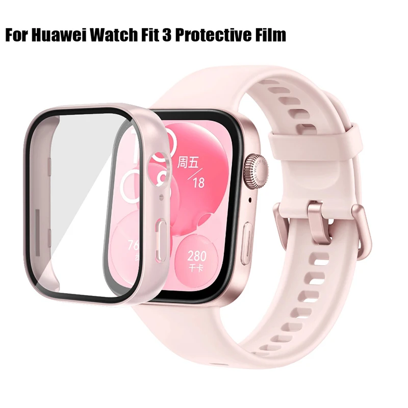 Casing pelindung untuk jam tangan Huawei Fit 3 buah pelindung layar jam tangan cangkang semua termasuk casing jam untuk JAM Huawei Fit 3 sampul