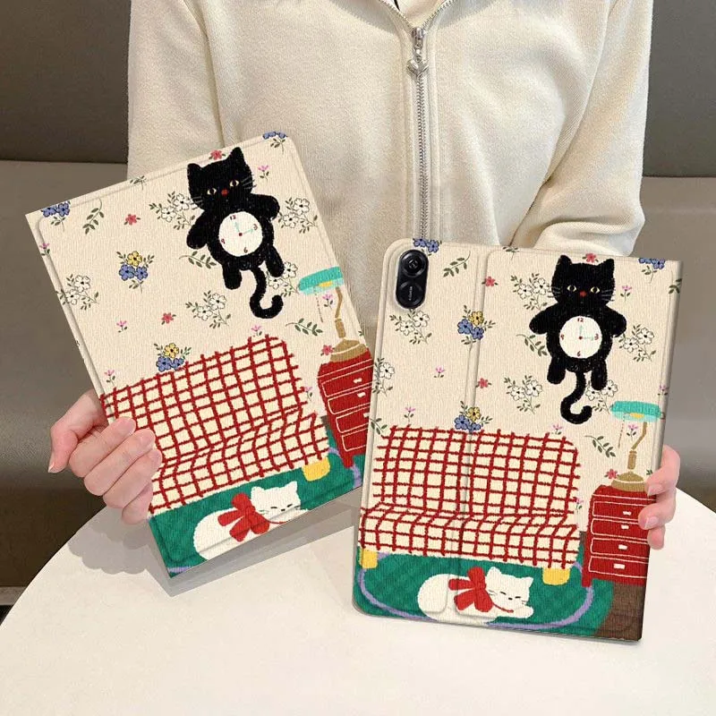 

Чехол с милой иллюстрацией в стиле ретро для Honor Magic Pad 6 7 X8 V6 V7 Pro V8 X9 8 V8 9 13 X8a 2 V9 GT X9a X9 GT2 13,3-дюймовый планшет