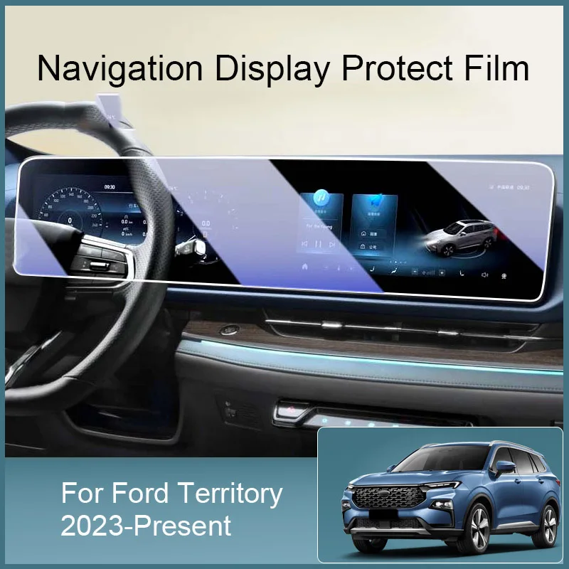 

For Ford Territory 2023-2025 Car GPS Navigation Screen Protect Glass Film Auto Dashboard Display Tempered Sticker Accessories