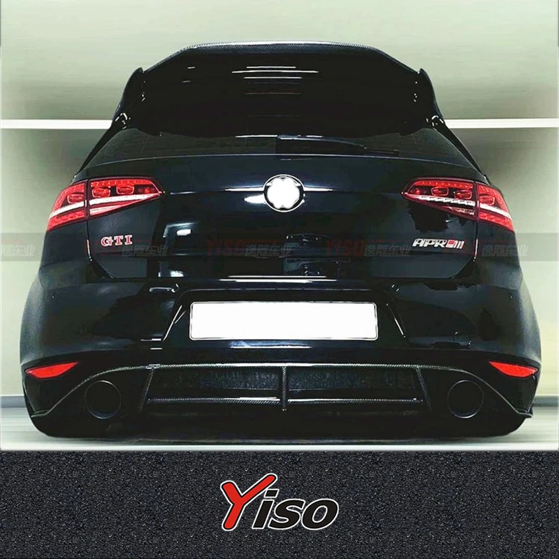 

Suitable for GOLF 7 GTI Modified encirclement Aerodynamic kit GOLF 7 GTI Carbon fiber REVOZPORT Rear Spoiler diffuser