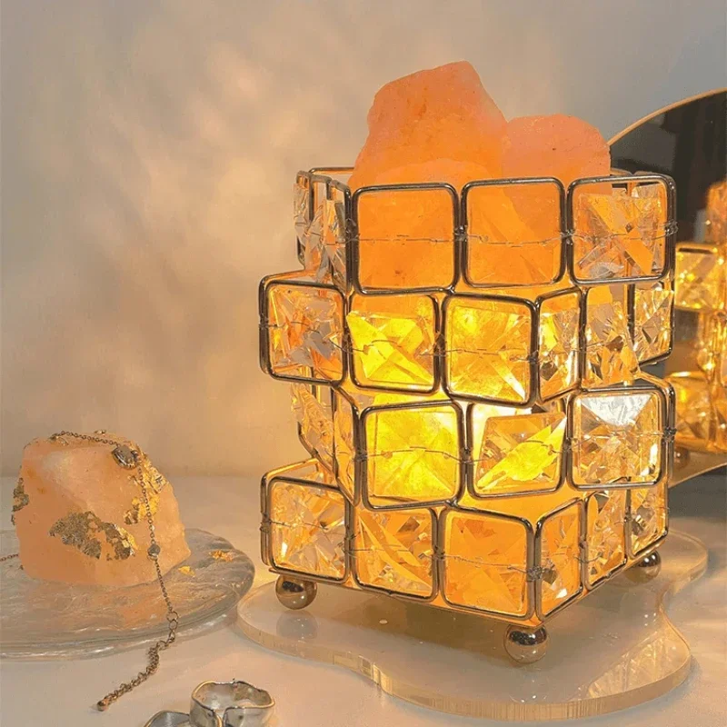 Himalayan Ore Lamp Aromatherapy Oil Atmosphere Bedroom Sleep Bedside Lamp