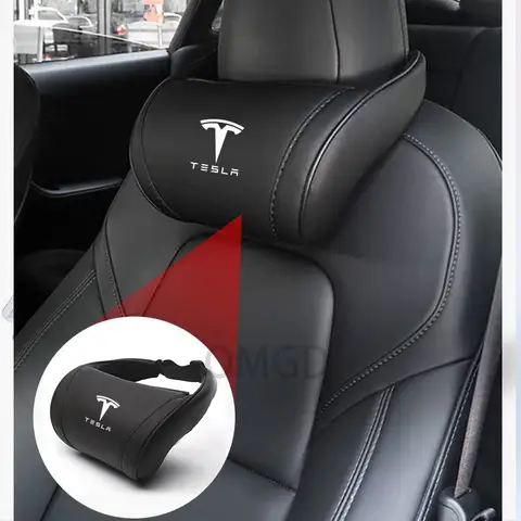 Für Tesla Modell 3Y XS Nackenkissen Kopfstütze Kissen Automobil Sitz Nackenstütze Auto Sitz Kopfstütze Kissen Modell Y Zubehör