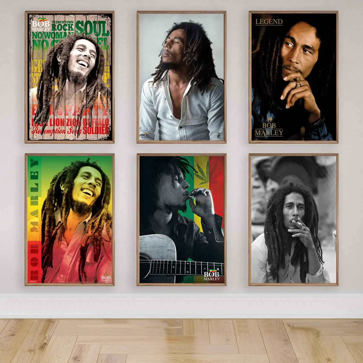 bob marley and the wailers singer Canvas Art Poster, Wall Art Picture Print, Modern Family Bedroom Decor Posters