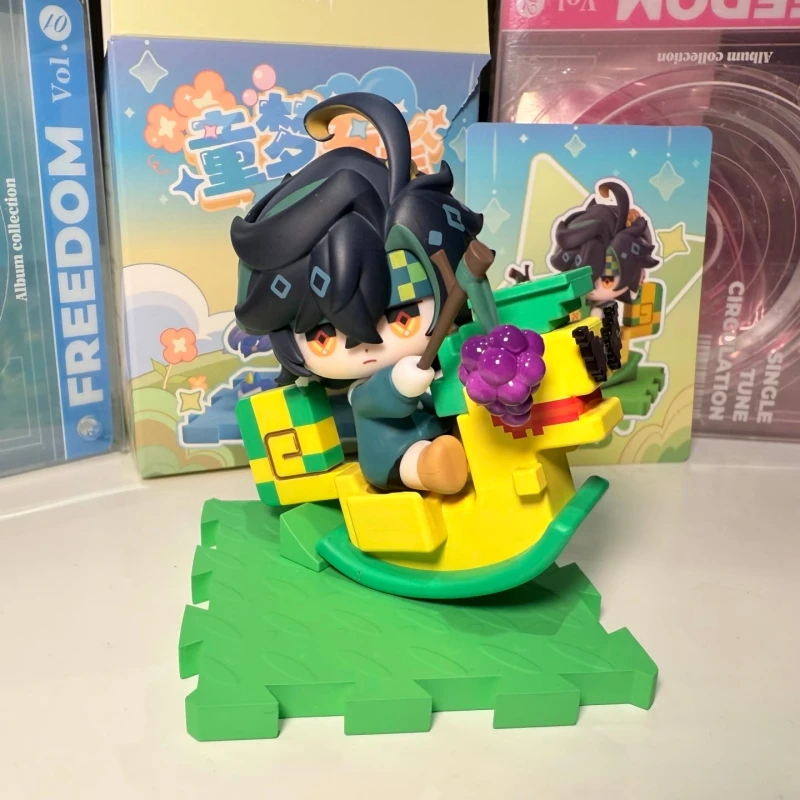 

100% Genuine Genshin Impact Fools Executive Children's Dream Treasures Series Q Edition Blind Box Cute Figurine Birthday Gift