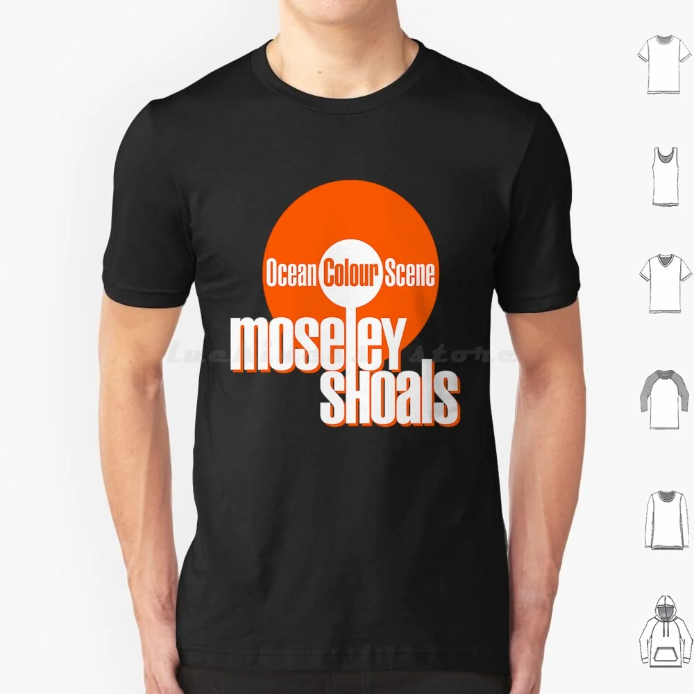Camiseta Ocean Colour Scene Moseley Shoals, camiseta de algodón 6xl, camiseta genial Ocean Colour Scene Music Brit Pop Ocs Indie Mod, música británica