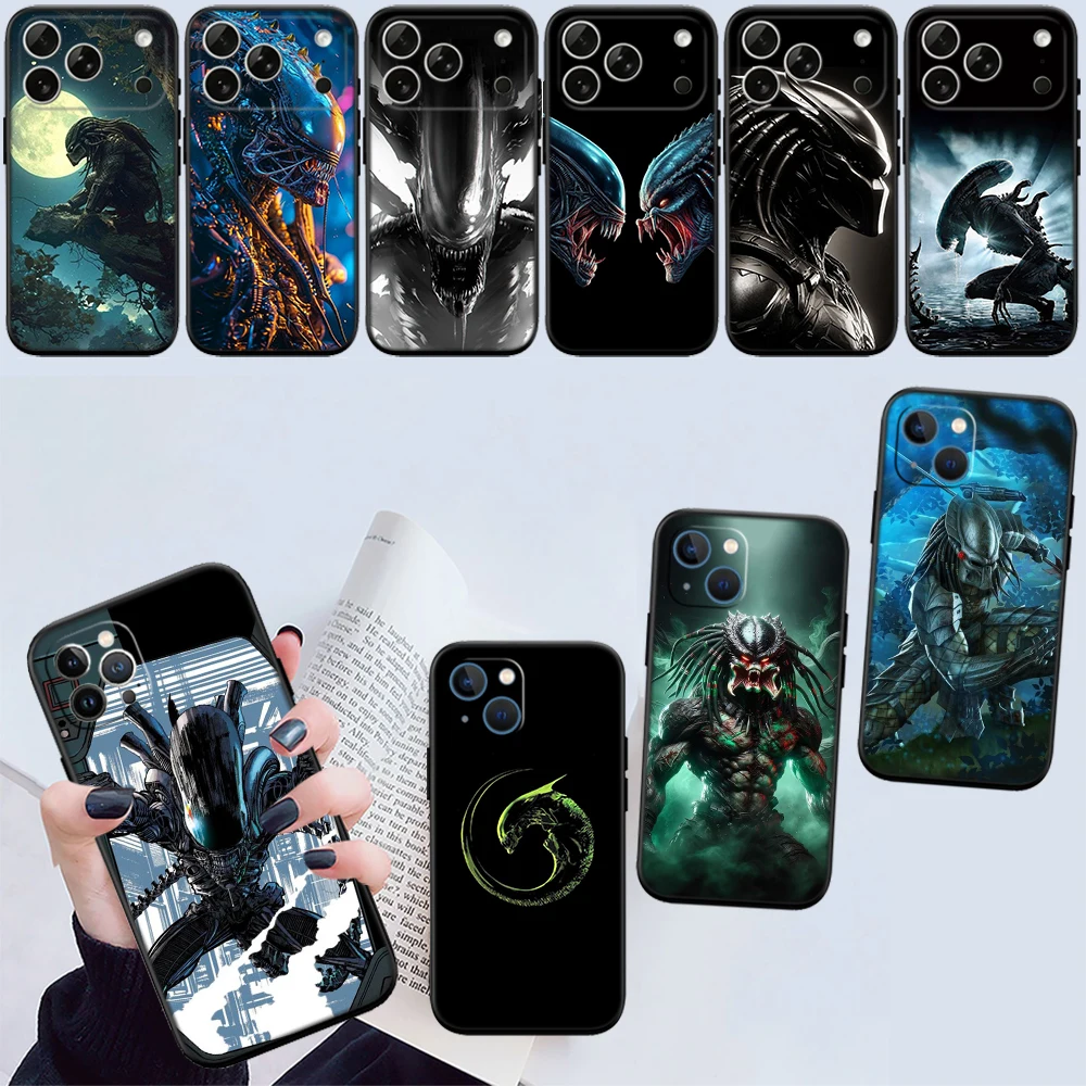 Predator Xenomorph Aliens Phone Case for Samsung Galaxy S20 S21 S22 Ultra FE Plus A21S A22 A24 A25 A26 A30 A30S A31