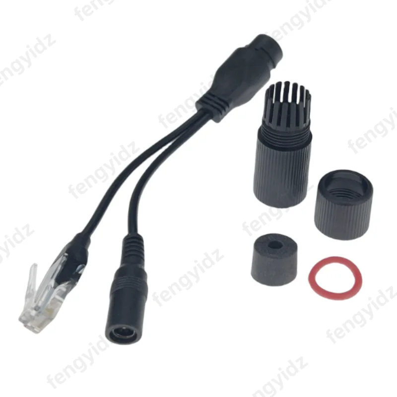 كابل POE الطاقة السلبية عبر كابل محول إيثرنت POE الفاصل حاقن وحدة إمداد الطاقة 12-48 فولت لكاميرا IP #3