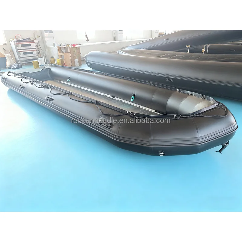 CE 6m Folding Aluminum Floor Inflatable Rubber Boat Fishing Boats For Sale