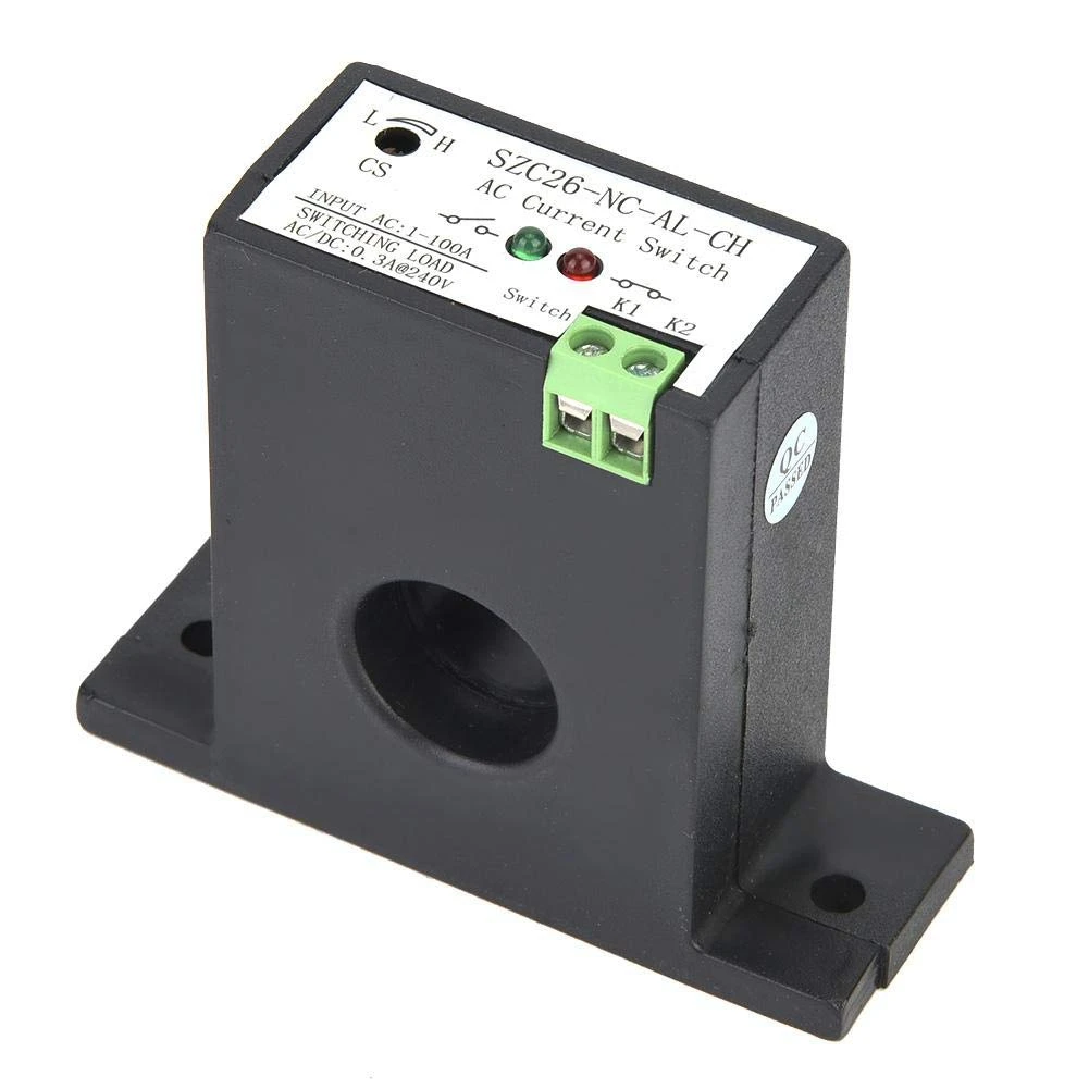 SZC26-NC-AL-CH Self Supply Adjustable Normally Close AC Current Sensing Switch AC