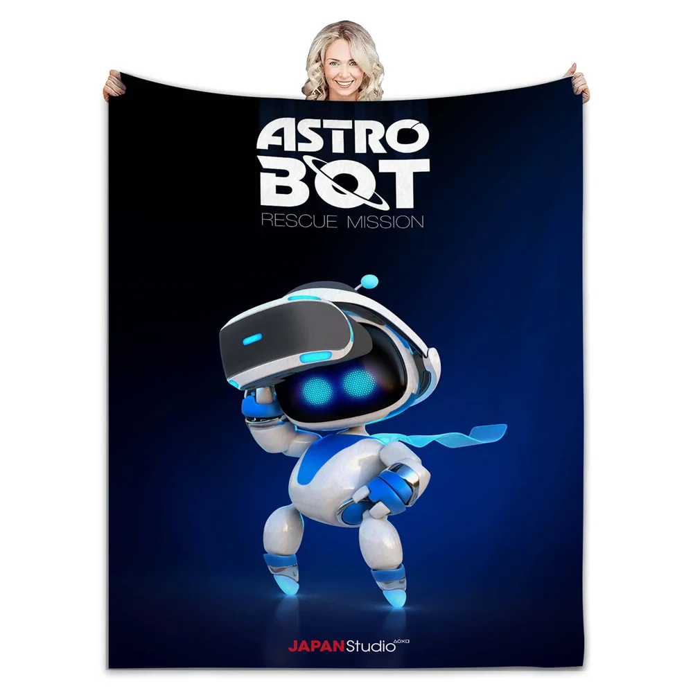 Astrobot lance cobertor presente personalizado cobertores térmicos para viagens cobertor quente inverno consolador