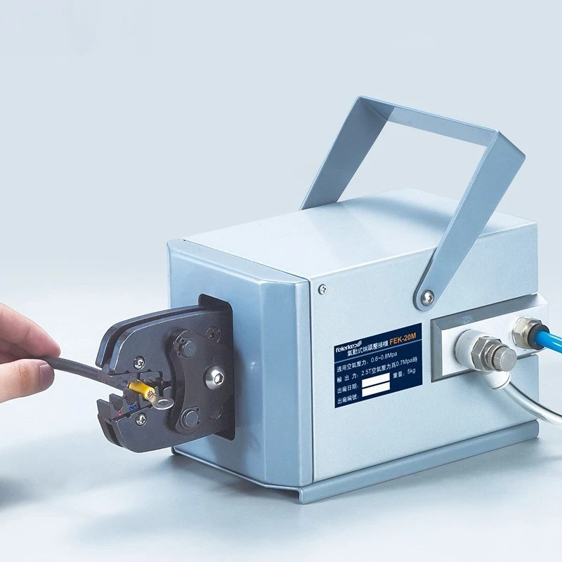 

Crimping pliers, electrical tools, pneumatic crimping machine FEK-20M, cold-press terminal crimping machine