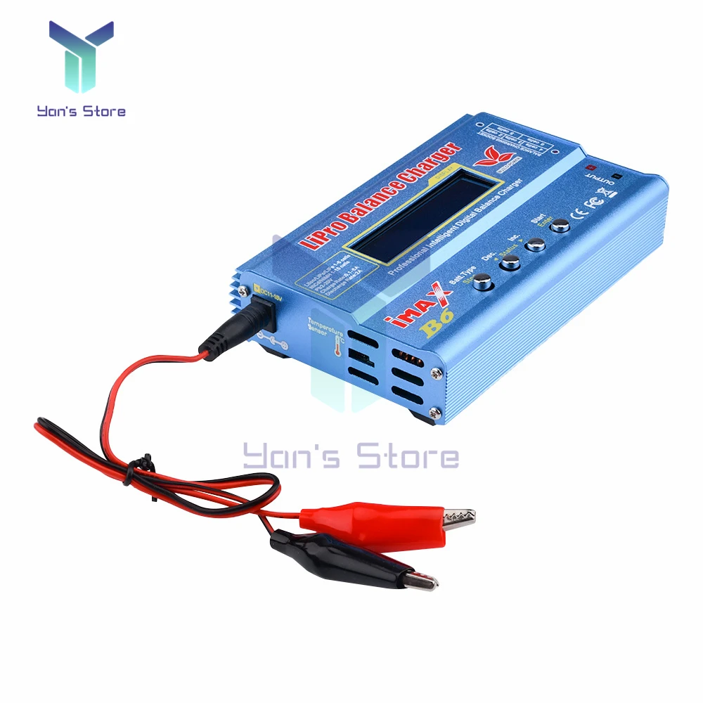 IMAX B6 Li-Ion แบตเตอรี่เครื่องชาร์จ RC Lipo NiMh NiCD แบตเตอรี่ Balancer ชาร์จ Discharger จอแสดงผล LCD
