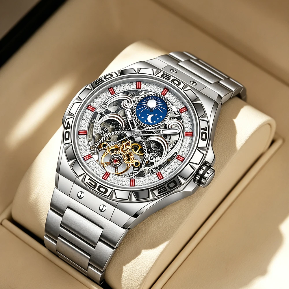 Luxuriöse Automatische Mechani – Luxury X I Watch Bewertung und Preis