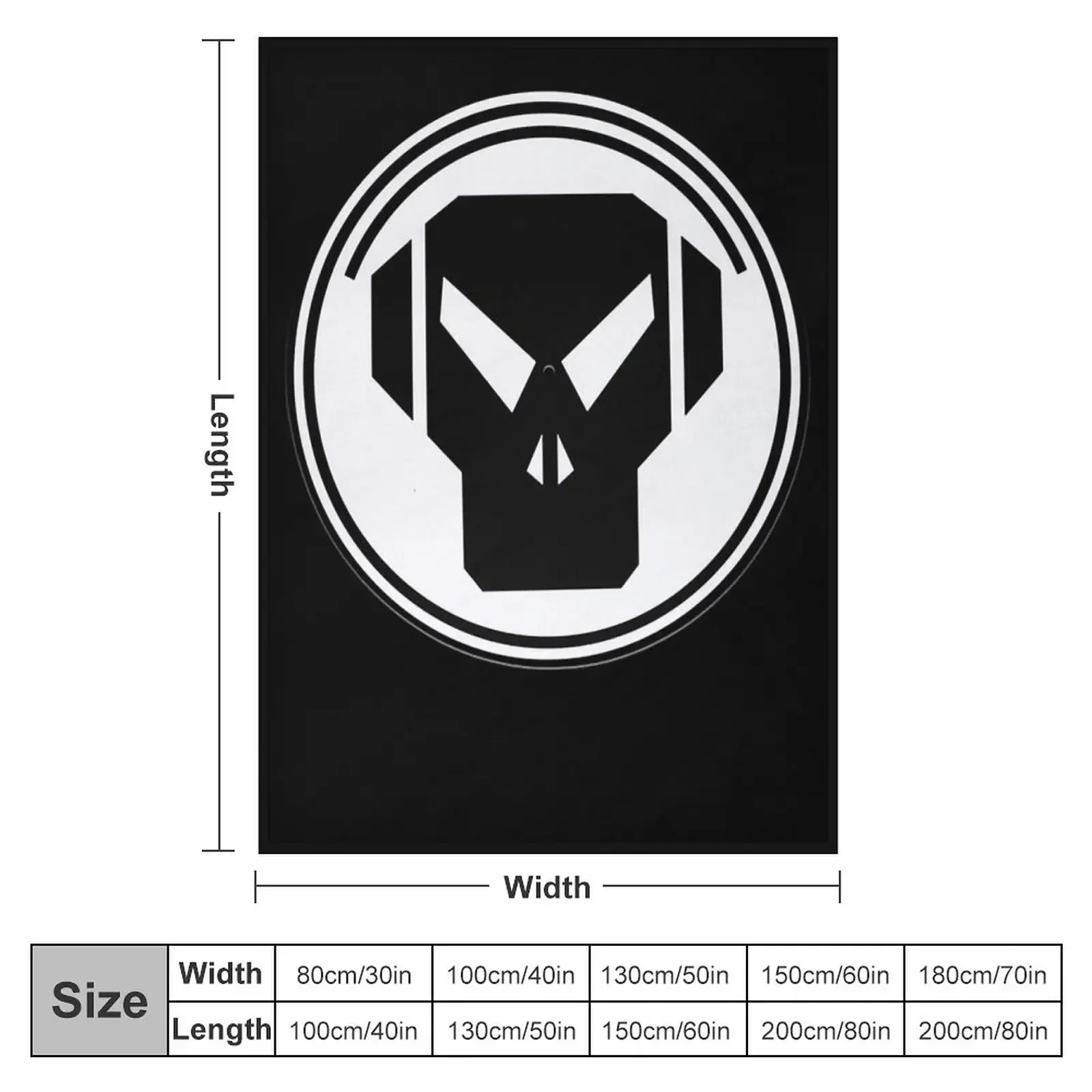 Metalheadz Records Throw Blanket anime Plush Blankets For Baby Blankets