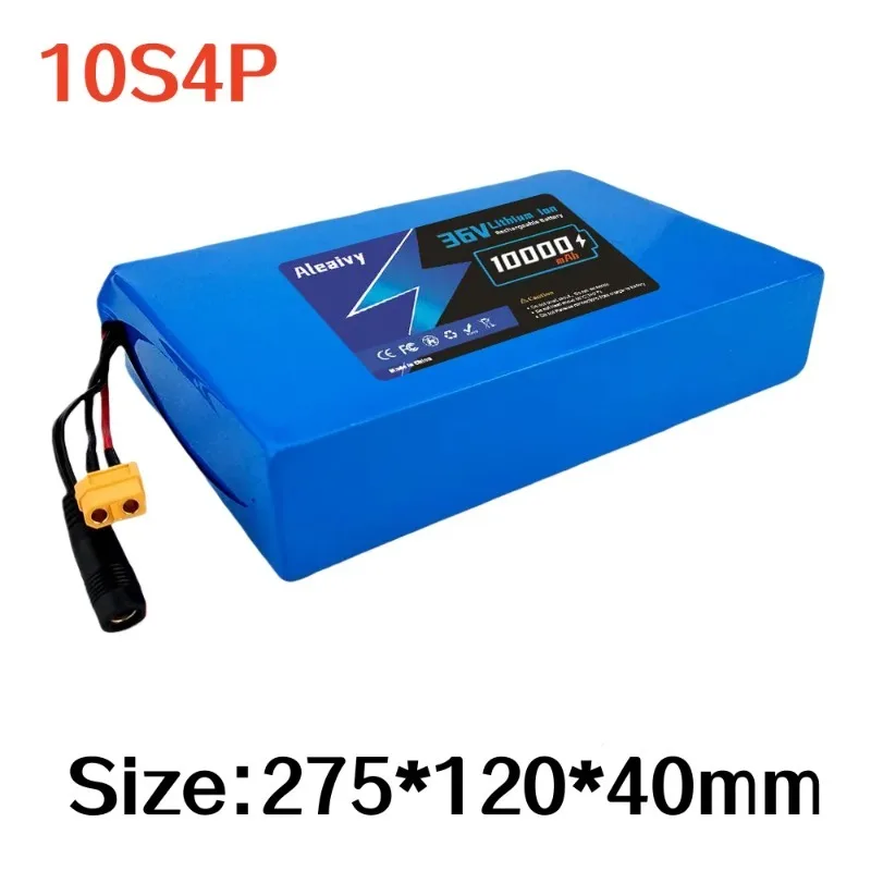 

100% New 36V Battery 10000mAh 18650 10S4P battery pack 36V 10Ah Scooter Battery with BMS.