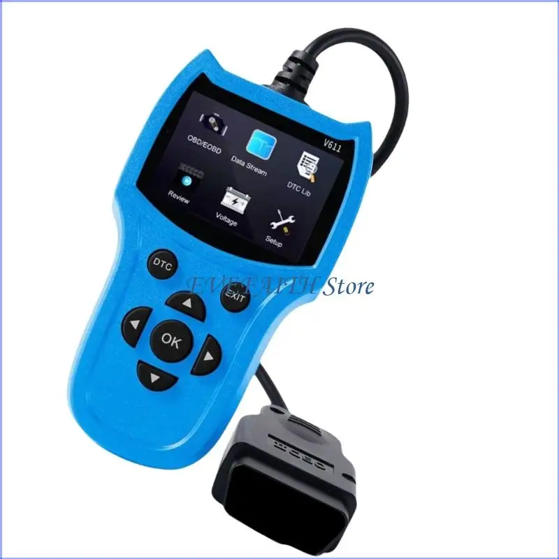 

124B Color Screen Car Code Reader with I/M Readiness OBD2 Scanner Diagnostic Tool