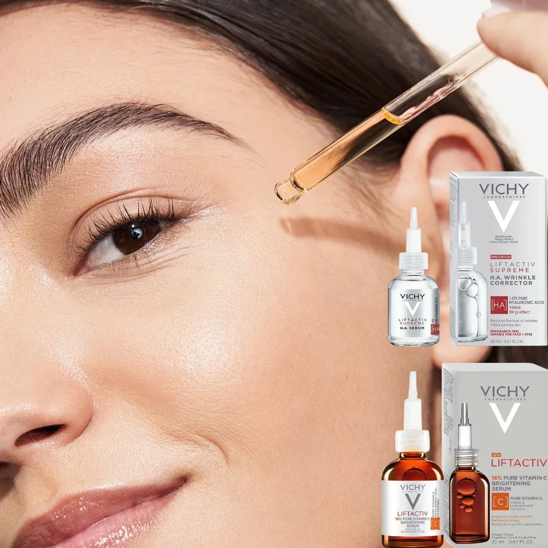 

Крем Vichy Collagen с 16% VC, защита от окисления, осветление пятен, увлажняющая сыворотка с гиалуроновой кислотой и витамином B3 для ухода за кожей