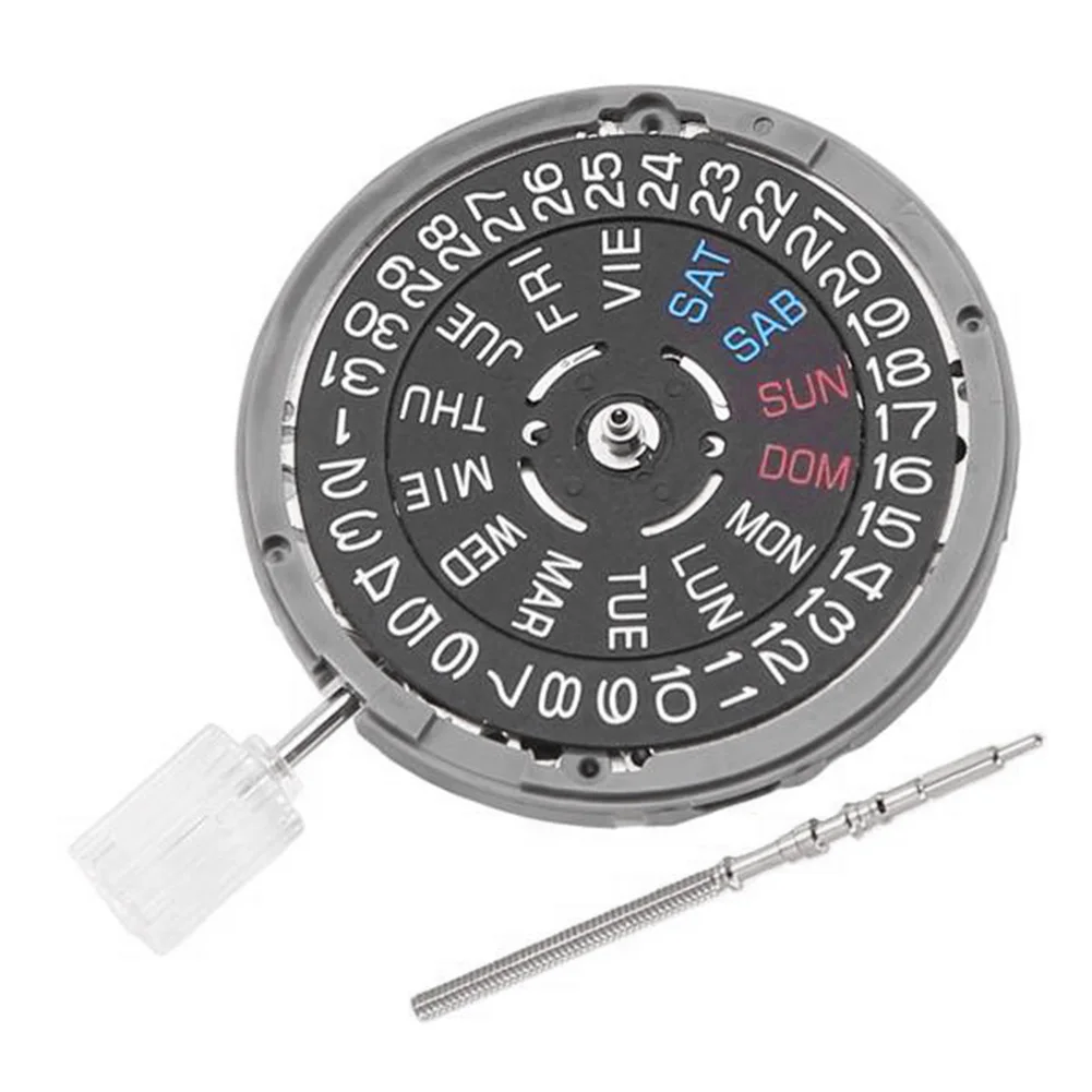 AD41-NH36 NH36A 自動巻きムーブメント 自動巻き機械式クイック日付/曜日設定 3.8 時リューズ 24