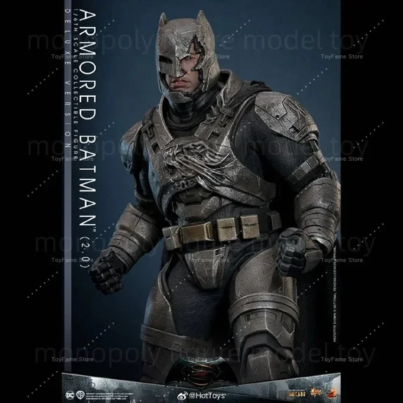 En Stock HotToys HT 1/6 Batman V Batman Superman Heavy Armor Batman 2.0 MMS742/743 Figura de Acción Coleccionable Regalo