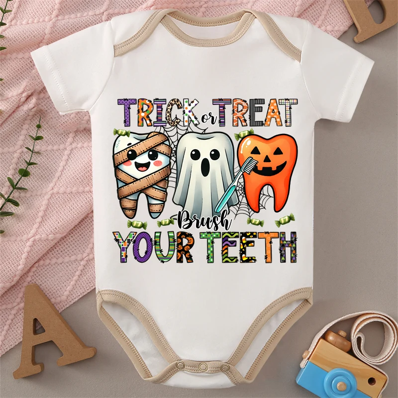 

MINISO 100% Cotton My First Halloween Bat Print Baby Jumpsuit Cloths Onesie Bodysuit for 0-12 Months Newborn Best Gift for Baby