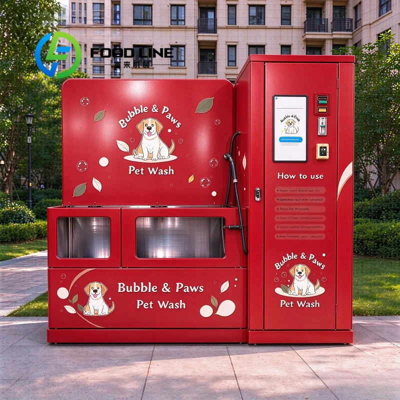 Dog Wash Machine Automatic Pet Washing Machine Use Anti Bacterial Washable Interior Design Large Scale Dog Bathhouse Fast Ship