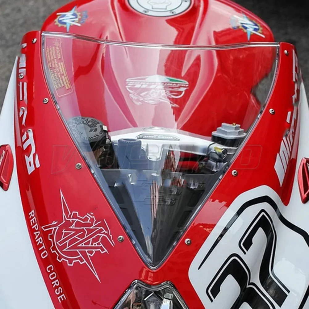 Szyba przednia dla MV Agusta F3 800 675 2012-2019 podwójna owiewka przednia akcesoria motocyklowe owiewka deflektor