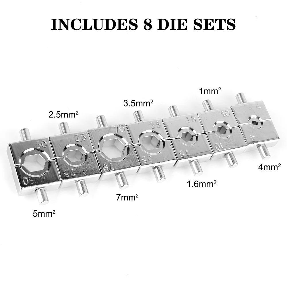 Alicates hidráulicos, herramientas de compresión de tuberías de agua, Kit de reparación de acero inoxidable, herramienta de prensado de tubos, CW-1632, presión de engarzado de tuberías