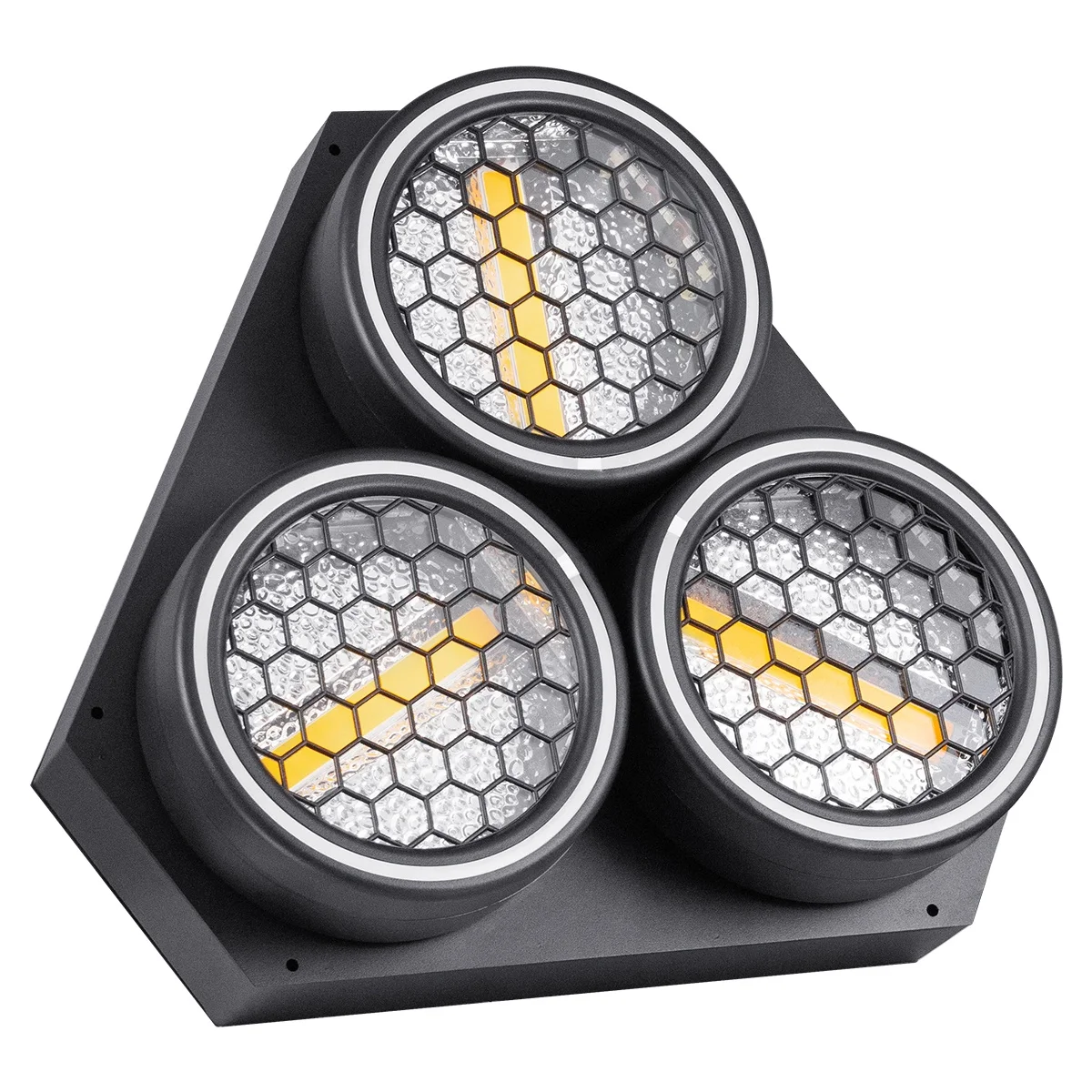 3 Eyes Retro Stage Light RGBW LED Wash Effect Light Flash Strobe Stage Lighting for DJ Disco Club Party Wedding