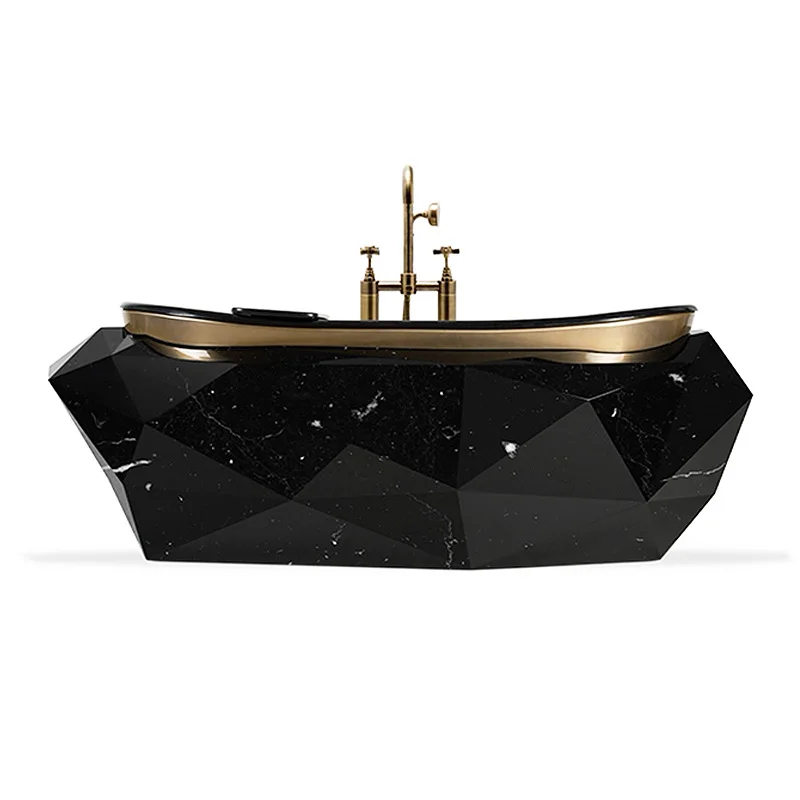

Stainless steel diamond bathtub