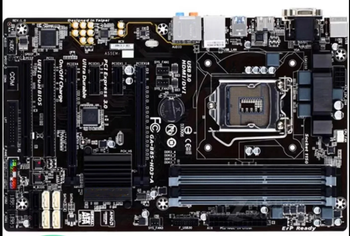

Original GA-B85-HD3-A LGA 1150 DDR3 32G desktop motherboard SATA 3 USB3 100% tested