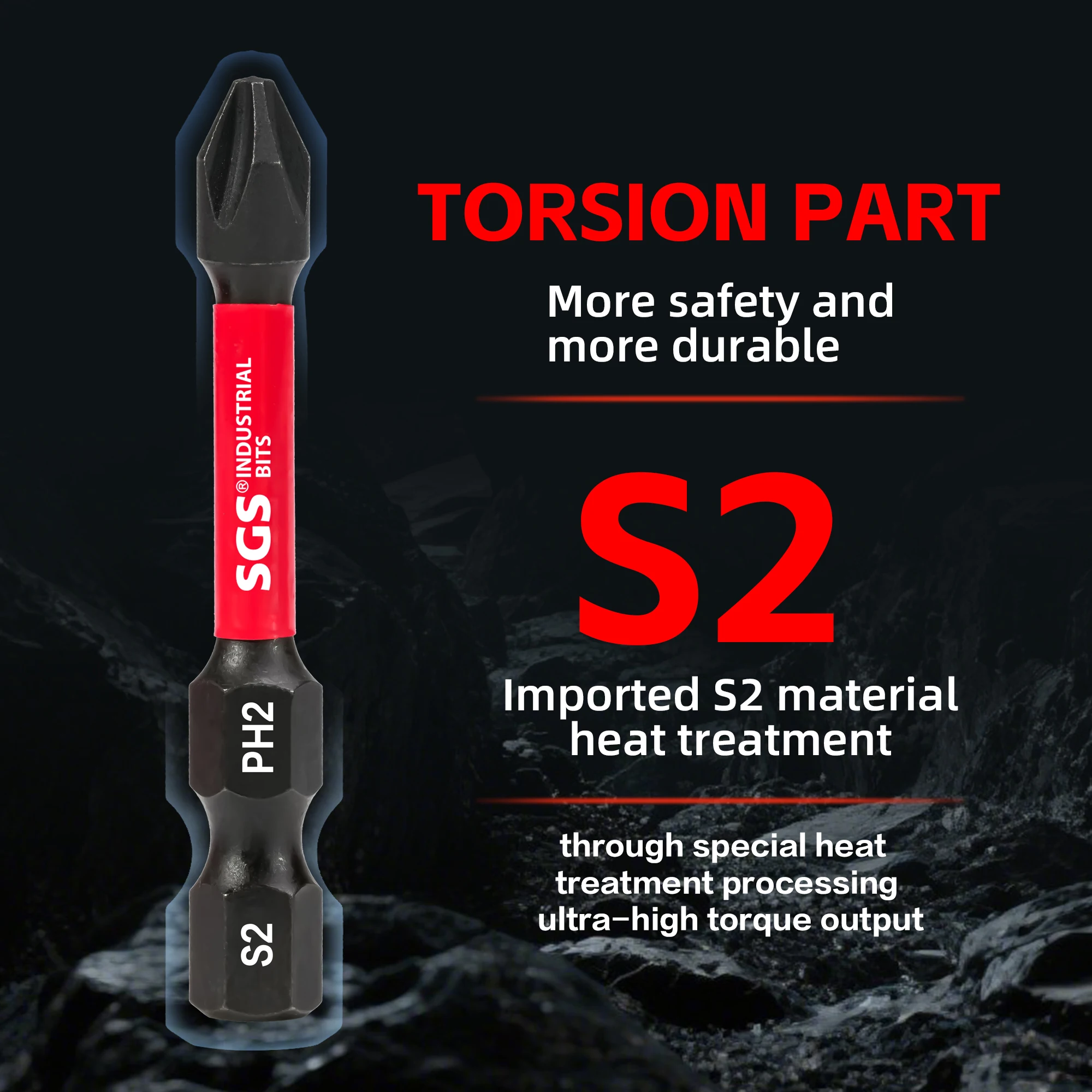 22-Piece S2 Steel Multi-Functional Bit Set, Including Phillips / Torx / Square Head / Plum Blossom / Flat Head, All Sizes, with Magnetic Extension