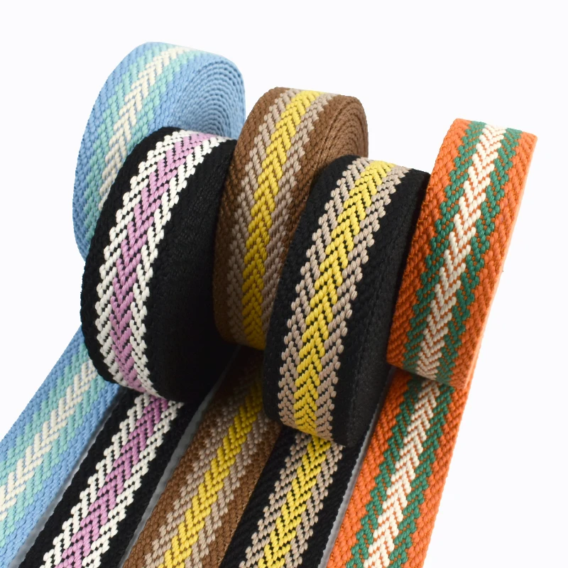 

1-5Meters 38mm Jacquard Ribbon Ethnic Webbing Tapes for Garment Decorative Ribbons Pet Leash DIY Sewing Belt Bias Binding Band