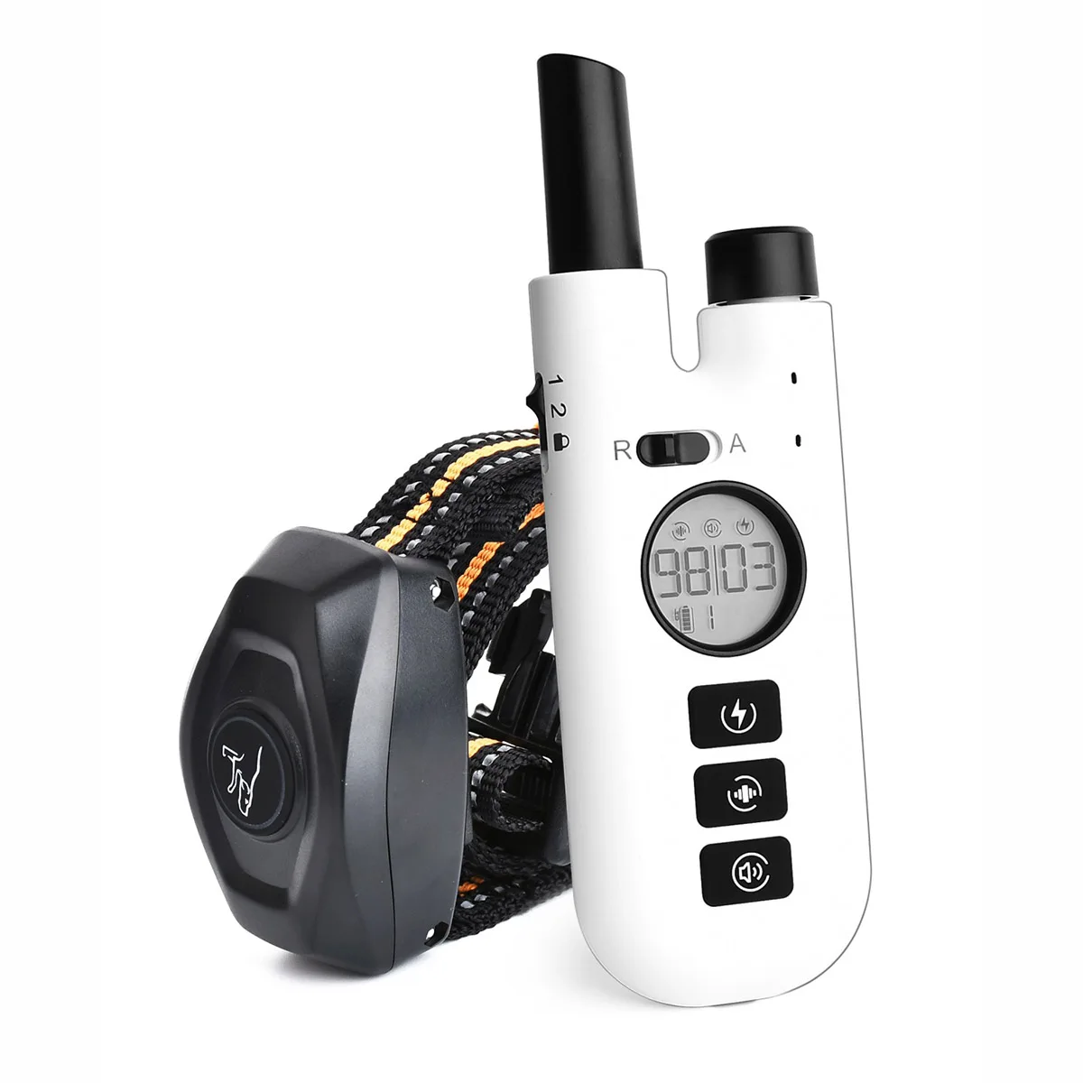 

Dog Training Collar with Remote Anti Barking Training Collar Combo, Anti-Bark Collar for Dogs 10-120lbs, Waterproof Rechargeable