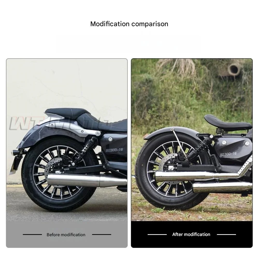 Extended Rear Fender Mudguard Fit For HYOSUNG GV300S GV125S GV125 S  GV 300S