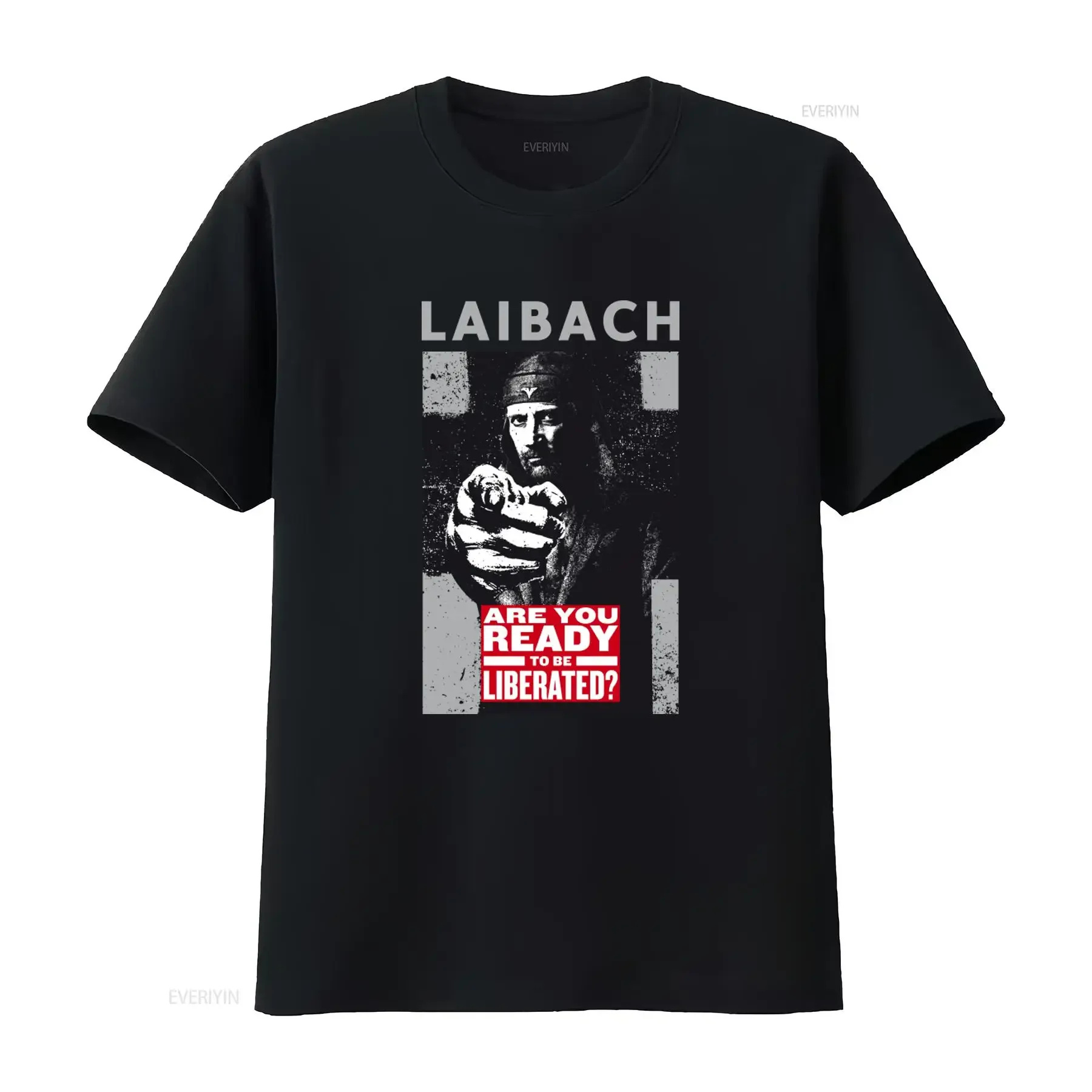Laibach Art Liberation Day T Shirt Are You Ready To Be Liberated  vintage Washed Casual fashion Stylish designer clothes Unisex