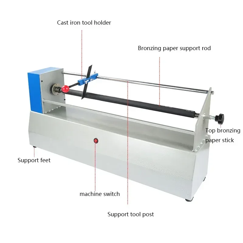 

220v Electric Electric Foil Paper Cutter Guillotine Trimmer Ribbon Separator Slitting Machine Stamping & Embossing Equipment