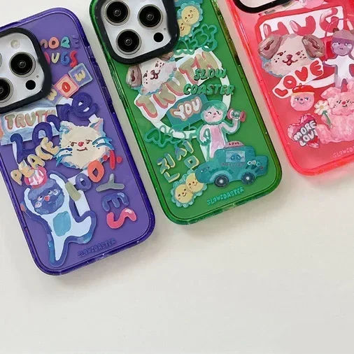 

Cartoon Cat Dog MagSafe Phone Case Cover for IPhone 12 13 14 15 Pro Max Case for IPhone 15 Pro Max