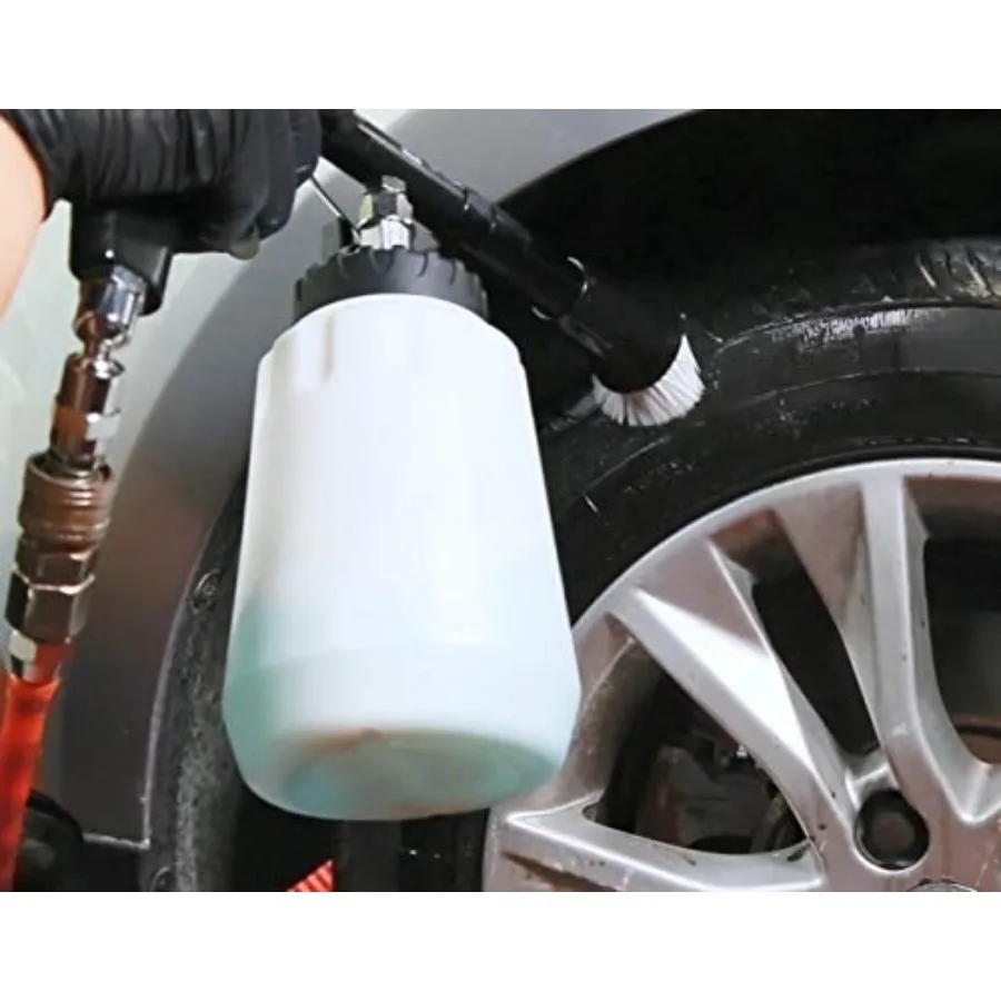 برو ارتفاع ضغط سيارة تنظيف بندقية منظف نفاث مع قابل للتعديل صمام الهواء فرشاة فوهة 1 4 الولايات المتحدة موصل 8 000 دورة في الدقيقة سريعة نظيفة Aut #6