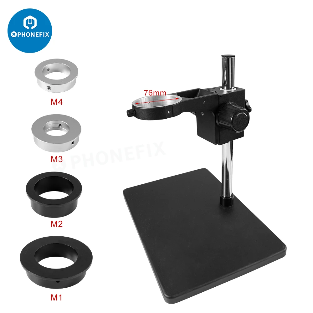 C Mount Lens Adapter Holder Ring For Stereo Microscope Video Camera Monocular Lens Focusing Bracket Aperture Conversion Ring