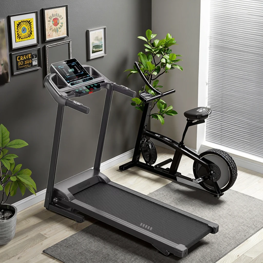 

Легкая и прочная беговая дорожка Портативная беговая дорожка для дома со светодиодным экраном