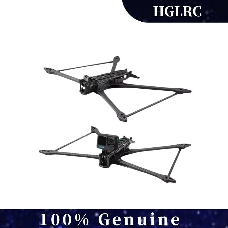 

HGLRC Новый комплект рамы Rekon10 PRO LR 455 мм 10 дюймов 3K из углеродного волокна для FPV фристайл 10-дюймовых дронов LR10 дальнего действия DIY Запчасти