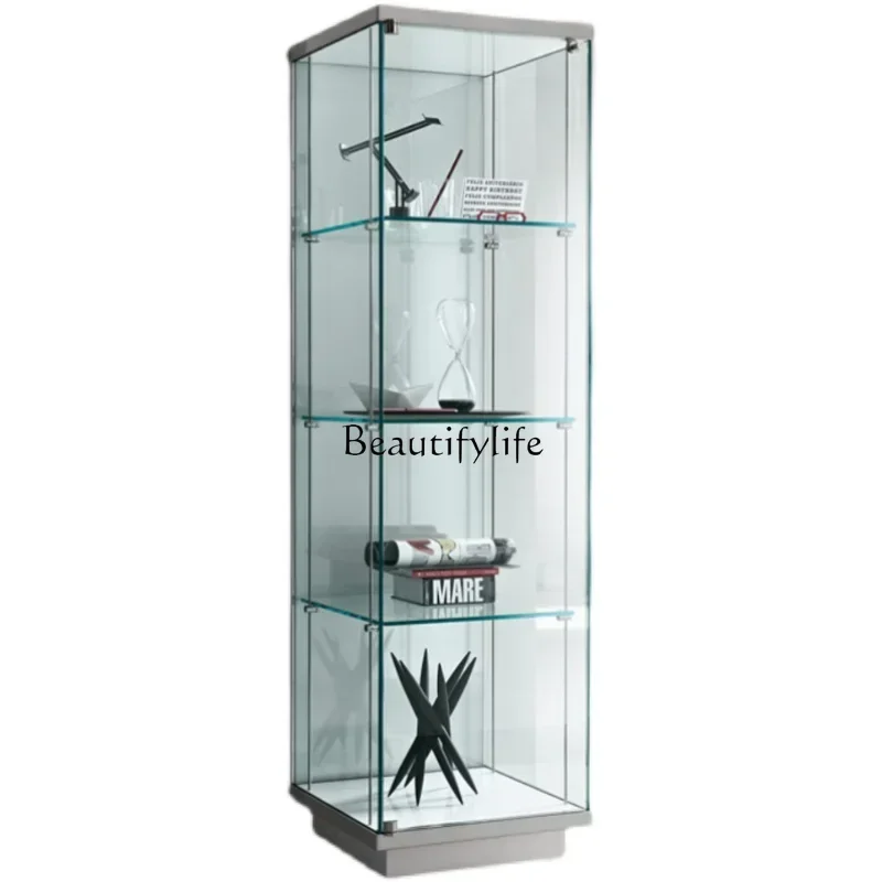 

02Acrylic figure display toy model blind box display cabinet modern simplicity Italian minimalism